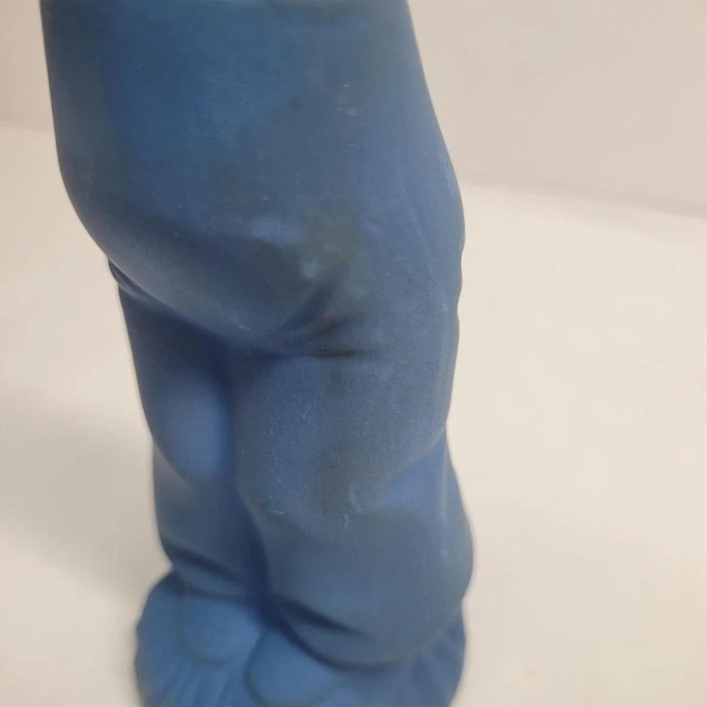 Vtg Avon Fly a Balloon Boy Blue, Creamery Milk Can Yellow‎ Floral Decanter